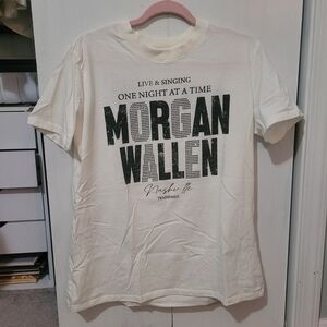 Morgan Wallen White Short Sleeve Tee